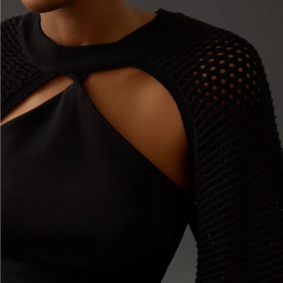 NWTS CURRENT AIR MESH SHRUG SWEATER (OS) - Picture 4 of 9